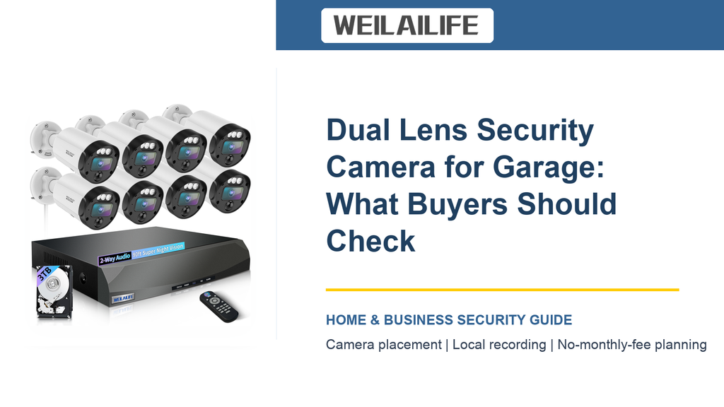 Is a Dual Lens Security Camera Right for the Garage? Key Buying Checks: Night Vision | WEILAILIFE