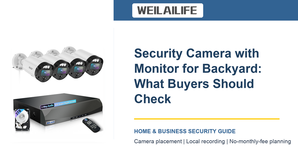 Two-Way Audio Planning for Backyard Security Cameras