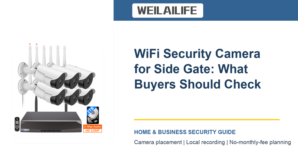 WiFi Security Camera for the Side Gate: Common Buying Traps to Avoid and Rear Alleys