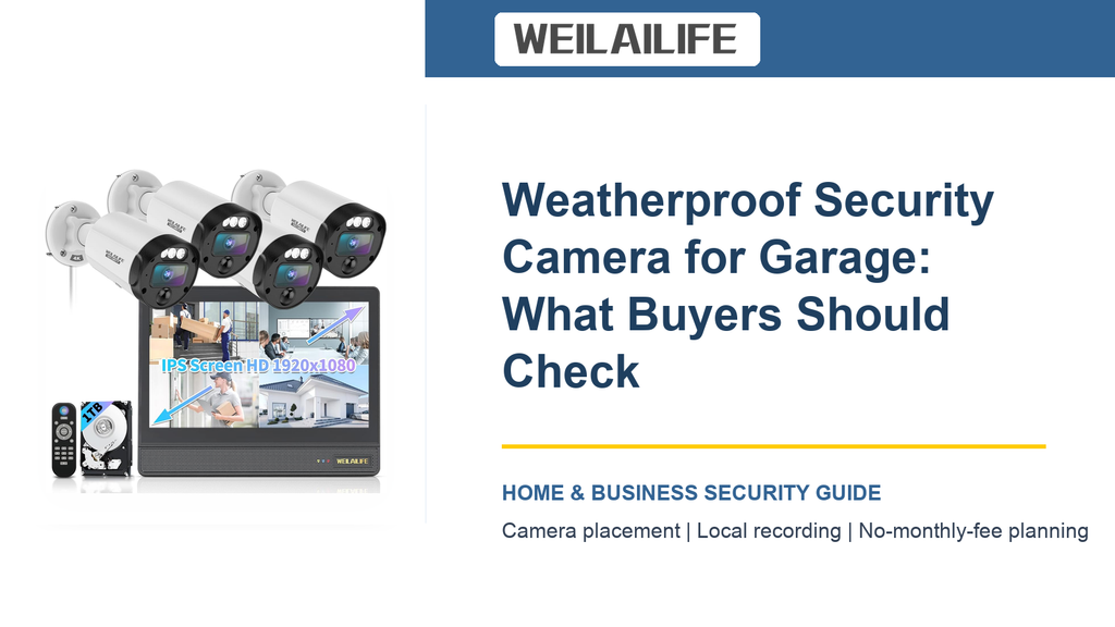 Weatherproof Security Camera Buying Guide for Garage: Lighting Conditions