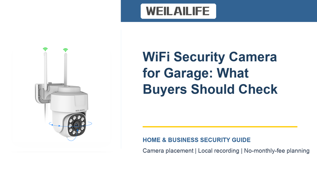 WiFi Security Camera and the Garage: Matching Recording Needs to Risk and Blind Spots