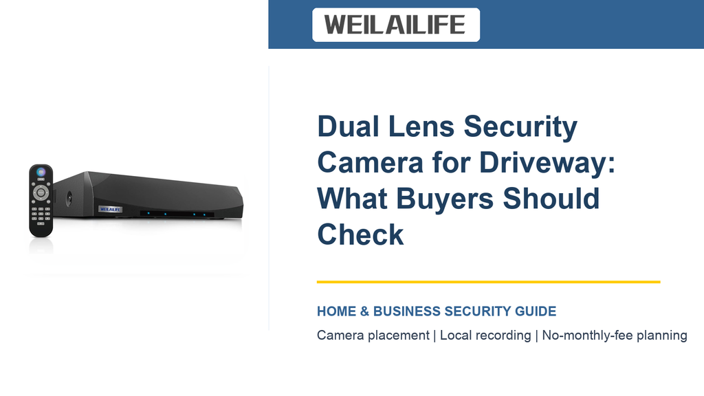 Dual Lens Security Camera Buying Guide for Driveway: Yard Security