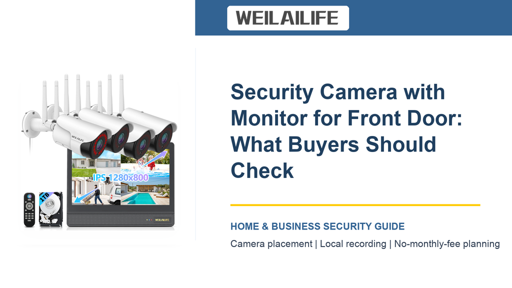 What to Look For in a Security Camera with Monitor for the Front Door: Outdoor Mounting | WEILAILIFE