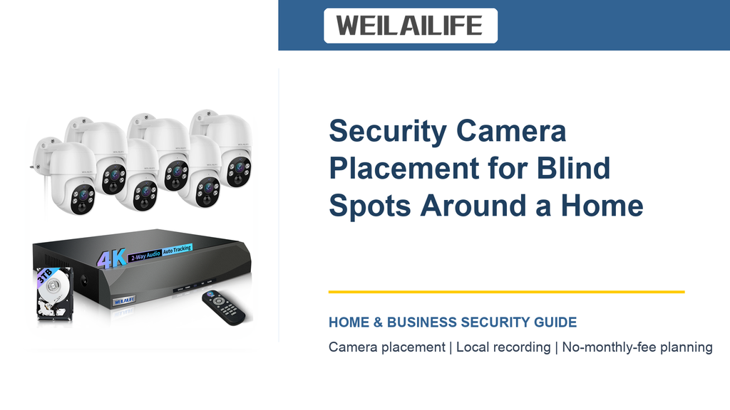 Security Camera Placement for Blind Spots Around a Home