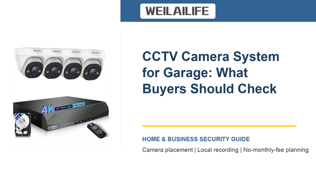 Garage CCTV Camera System Placement Mistakes That Reduce Useful Footage: Business Hours | WEILAILIFE