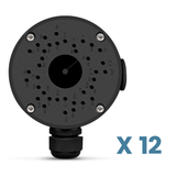 New Upgrade Security Camera Junction Box,Universal IP Camera Mount,Security Camera Bracket Outdoor,Metal Aluminum Waterproof Security Camera Mount,Blink Camera Mount New Upgrade