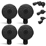 New Upgrade Security Camera Junction Box,Universal IP Camera Mount,Security Camera Bracket Outdoor,Metal Aluminum Waterproof Security Camera Mount,Blink Camera Mount New Upgrade