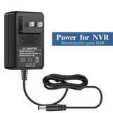 Adaptador de corriente alterna (AC) 100-240V 12V 2A para grabador de sistema de seguridad NVR