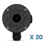 New Upgrade Security Camera Junction Box,Universal IP Camera Mount,Security Camera Bracket Outdoor,Metal Aluminum Waterproof Security Camera Mount,Blink Camera Mount New Upgrade