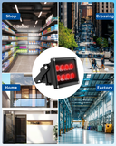 【8 LED Waterproof 】 IR Illuminator 90 Degree Wide Angle Long Range Infrared Light, 100ft 850nm IR Flood Lights with Power Adapter for Night Vision CCTV & IP Security Camera