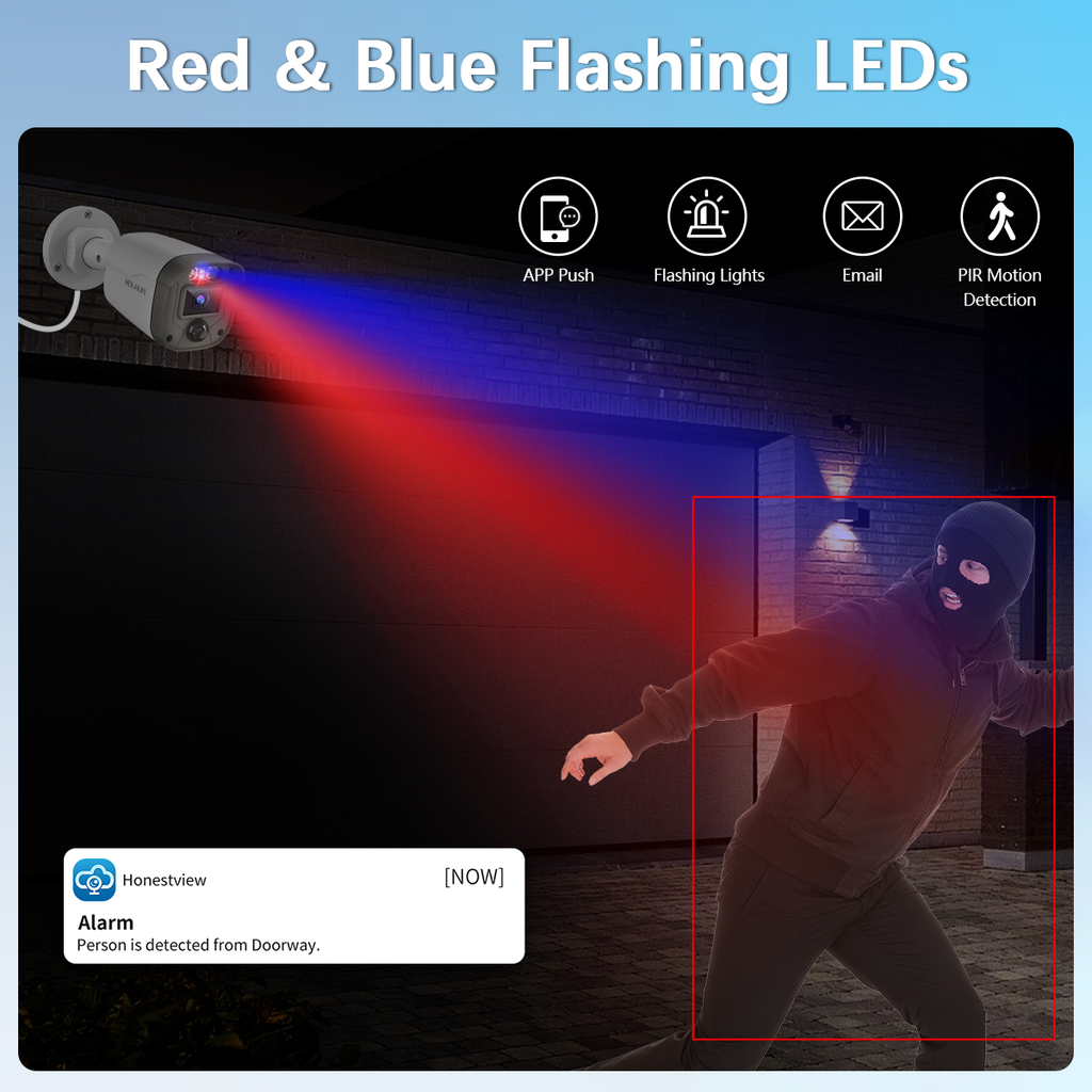 Blue Light Blinking Red Light On Security Camera Swann Security