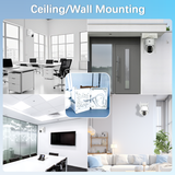 【Compatible with PTZ Cameras】 Security Camera Junction Box, Outdoor CCTV Mounting Bracket, IP65 Waterproof ABS Plastic Cable Concealment Box
