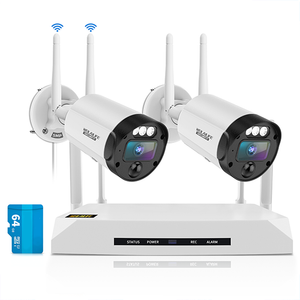 Audio bidireccional: sistema de cámara de seguridad inalámbrica para exteriores, sistema de videovigilancia WiFi para el hogar (¡ahorra $10 al instante!)