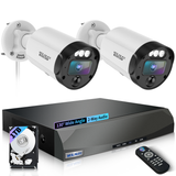 【130°Ultra Wide-Angle】 5MP Outdoor Wired Security Camera System, Wired Home Security Camera System, Home Video Surveillance System(Enjoy $10 Off Instantly)