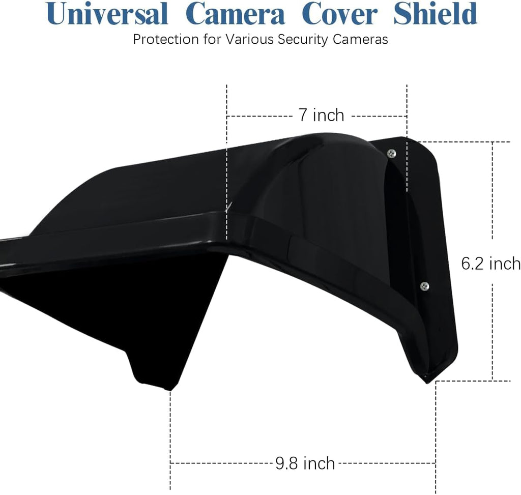Camera Light Shield Universal Security Camera Covers Shield Sun Rain, Waterproof Protectiv ...