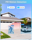 【122° Wide-Angle】 Outdoor Wired Security Camera System, Home Video Surveillance Systems, CCTV Cameras for Home, DVR Surveillance Kits(Enjoy $20 Off Instantly)
