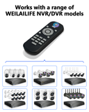 CCTV Remote Control for WEILAILIFE Security Surveillance Camera System,NVR&DVR Remote Control,Compatible with WEILAILIFE All-in-One Security Camera Systems