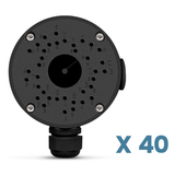 New Upgrade Security Camera Junction Box,Universal IP Camera Mount,Security Camera Bracket Outdoor,Metal Aluminum Waterproof Security Camera Mount,Blink Camera Mount New Upgrade
