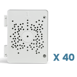 【Compatible with PTZ Cameras】 Security Camera Junction Box, Outdoor CCTV Mounting Bracket, IP65 Waterproof ABS Plastic Cable Concealment Box