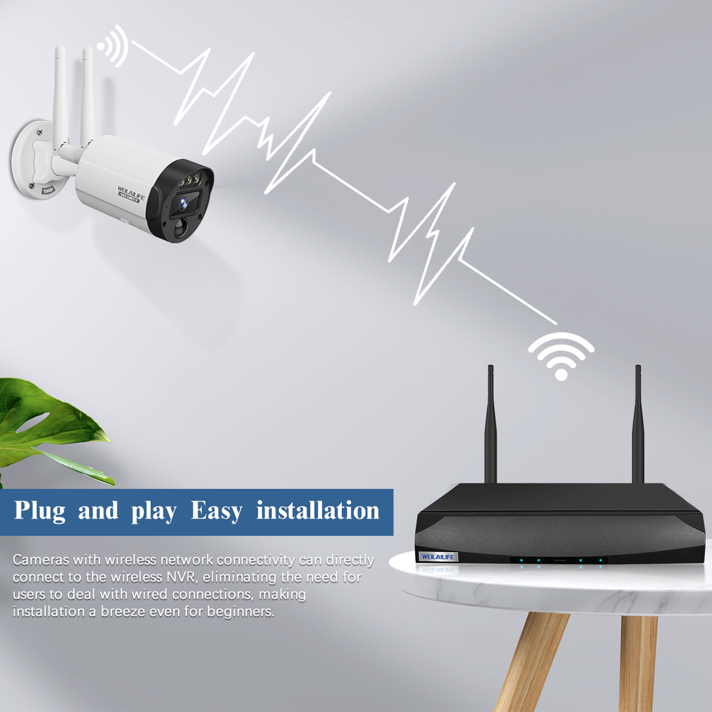 10-Channel NVR Recorder for Home Security Camera System