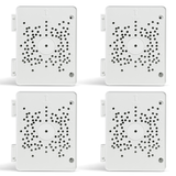 【Compatible with PTZ Cameras】 Security Camera Junction Box, Outdoor CCTV Mounting Bracket, IP65 Waterproof ABS Plastic Cable Concealment Box