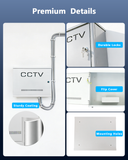 Heavy Duty Lockable Enclosure Box for Security Wiring, Universal Steel Shell for DVR/NVR, CCTV Cable and Electrical Project