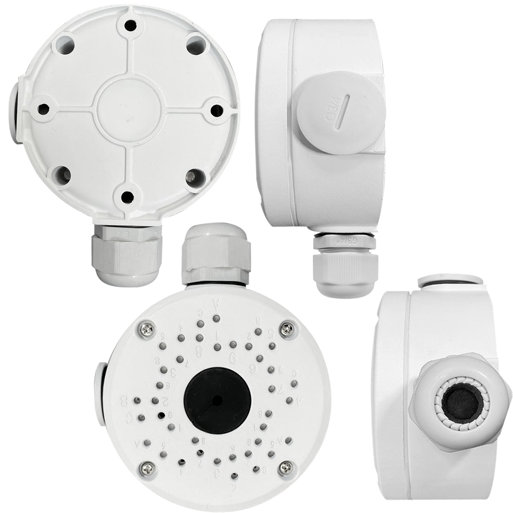 【Metal IP66 Waterproof】 Universal Camera Junction Box Waterproof Junction Box for Bullet Outdoor Cameras CCTV Security Camera Junction Box Video Surveillance Camera
