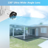 【Dual Antenna Enhanced & PIR Motion Detection】 2-Way Audio 5MP Outdoor Wireless Security Camera System, WiFi Video Surveillance, Home Security Cameras NVR