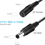 Power Extension Cable 33ft,DC 12V Plug Power Adapter Extension Cable for CCTV Security Camera,IP Camera,NVR