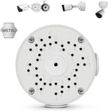 Soporte de Montaje Universal para Cámara Tipo Bala con Caja de Montaje en Pared o Techo, Caja de Montaje Impermeable con Cable Oculto (1 Paquete)