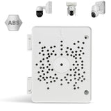 【Compatible with PTZ Cameras】 Security Camera Junction Box, Outdoor CCTV Mounting Bracket, IP65 Waterproof ABS Plastic Cable Concealment Box