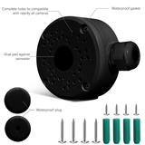 New Upgrade Security Camera Junction Box,Universal IP Camera Mount,Security Camera Bracket Outdoor,Metal Aluminum Waterproof Security Camera Mount,Blink Camera Mount New Upgrade