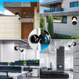 (ABS New) Security Camera Junction Box,Security Camera Bracket Outdoor,Plastic Waterproof Security Camera Mount Hide Cable Junction Box for Arlo Solar Panel Flip Cover Cable Cover