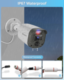 【122° Wide-Angle】 Outdoor Wired Security Camera System, Home Video Surveillance Systems, CCTV Cameras for Home, DVR Surveillance Kits(Enjoy $20 Off Instantly)