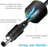 Power Extension Cable 33ft,DC 12V Plug Power Adapter Extension Cable for CCTV Security Camera,IP Camera,NVR