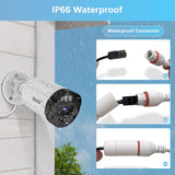 【All-in-One Security System】 4K Outdoor Wired Security Camera System, Home Video Surveillance Systems, Wired Cameras for Home Security(Enjoy $10 Off Instantly)