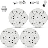 Soporte de Montaje Universal para Cámara Tipo Bala con Caja de Montaje en Pared o Techo, Caja de Montaje Impermeable con Cable Oculto (1 Paquete)