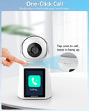 WEILAILIFE 【2-Way Video】 Indoor Wireless Pet Dog Security Camera Home WiFi Surveillance Cameras Baby/Elderly Pan Tilt Smart Security Camera