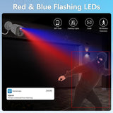 WEILAILIFE 【Flashing LEDs Visual Alert】 5.0Magapixel Extend Wired Security Camera, Home Video Surveillance Camera, CCTV Bullet Cameras for Home & Outdoor Use