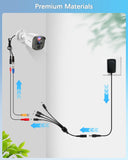 Adaptador de corriente alterna (AC) 100-240V 12V 2A para grabador de sistema de seguridad NVR