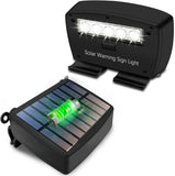 WEILAILIFE Solar Powered Deck Lights for Sign, Outdoor Solar Sign LED Lights, Waterproof Clip-On Yard Security Sign Spotlight