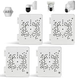 【Compatible with PTZ Cameras】 Security Camera Junction Box, Outdoor CCTV Mounting Bracket, IP65 Waterproof ABS Plastic Cable Concealment Box