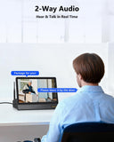 【All-in-One Security System】 Security Cameras Wireless Outdoor, Solar-Powered PTZ Security Camera System, WiFi Home Video Surveillance Systems DVR Kits