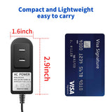 12V 1A Power Supply Adapter for IP/CCTV Security Camera, Output DC 12V 1000mA, Input AC 100V-240V, 50/60Hz, US Plug,10ft AC to DC Power Cord (Black)