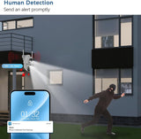 WEILAILIFE 【Dual Lens Linkage & 2-Way Audio】 2K 4MP Outdoor Wireless PTZ Security Camera,360° View, 2.4/5GHz WiFi Home Security Cameras with Auto Tracking, IP66 Waterproof, SD/Cloud Storage.
