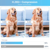 【2-Way Audio】Outdoor Wireless Security Camera System, Home WiFi Video Surveillance Systems