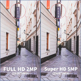 【5.0MP Audio Bidireccional】 Sistema de cámaras PoE, 6 cámaras IP PoE de 5MP, NVR de 8 canales, detección de movimiento, grabación 24/7, visión nocturna, resistente al agua IP67.