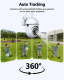 WEILAILIFE 【Audio bidireccional】 Cámara de seguridad WiFi 2K para interiores, cámaras inalámbricas de 360° para seguridad del hogar, cámara de videovigilancia para bebés, mascotas y perros