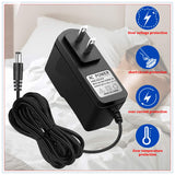 12V 1A Power Supply Adapter for IP/CCTV Security Camera, Output DC 12V 1000mA, Input AC 100V-240V, 50/60Hz, US Plug,10ft AC to DC Power Cord (Black)