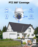 WEILAILIFE 【Audio bidireccional】 Cámara de seguridad WiFi 2K para interiores, cámaras inalámbricas de 360° para seguridad del hogar, cámara de videovigilancia para bebés, mascotas y perros